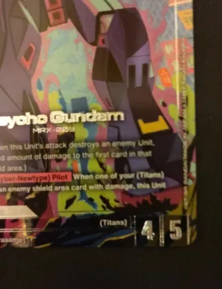 Psycho Gundam GD02 001 LR+ Gundam Card Game