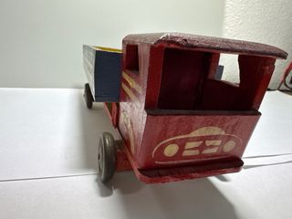Antiguo Juguete camión  de madera