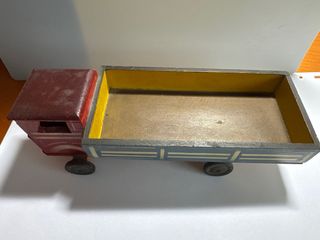 Antiguo Juguete camión  de madera