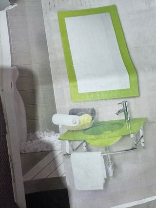 Mueble de baño cristal