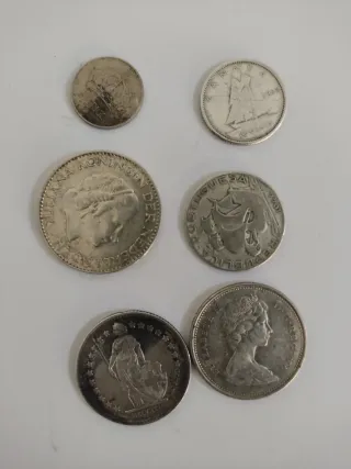 Monedas de plata
