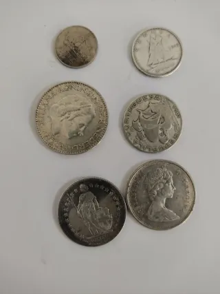 Monedas de plata