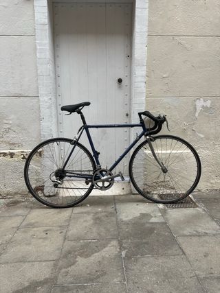 Bicicleta Carretera Vintage Azul