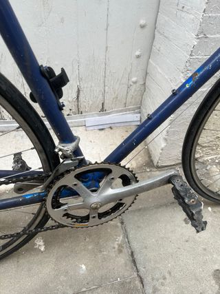 Bicicleta Carretera Vintage Azul