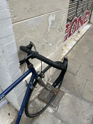 Bicicleta Carretera Vintage Azul