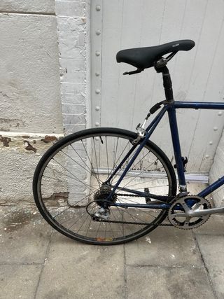 Bicicleta Carretera Vintage Azul