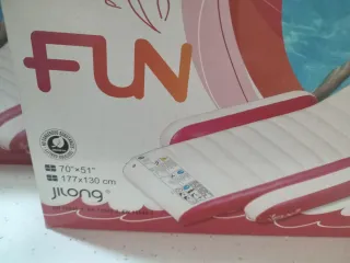 2 Tumbonas hinchables JILONG Fun 177x130 cm