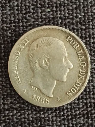 10 céntimos Alfonso XII 1885 Manila