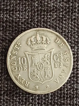 10 céntimos Alfonso XII 1885 Manila