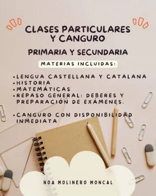 Clases de repaso y canguro