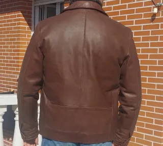 Chaqueta de Piel cuero Massimo Dutti