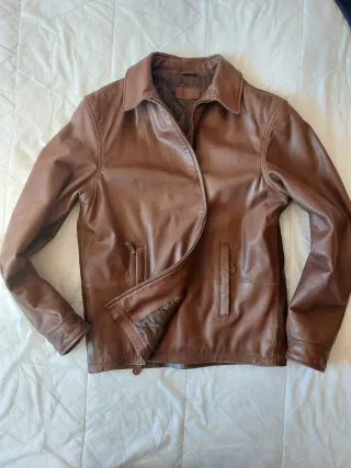 Chaqueta de Piel cuero Massimo Dutti