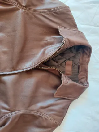 Chaqueta de Piel cuero Massimo Dutti