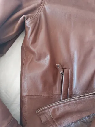 Chaqueta de Piel cuero Massimo Dutti