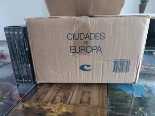 Ciudades de Europa. 10 libros tapa dura + 4dvds