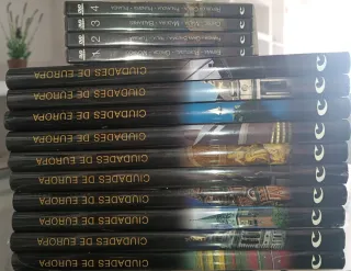 Ciudades de Europa. 10 libros tapa dura + 4dvds