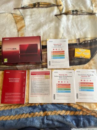 Scatola Nintendo 3DS Rossa