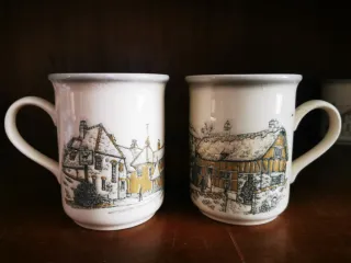 Tazas Vintage Biltons Inglaterra Porcelana