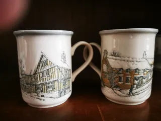 Tazas Vintage Biltons Inglaterra Porcelana