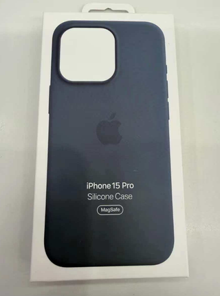 Funda Silicona iPhone 15 Pro Azul Strom