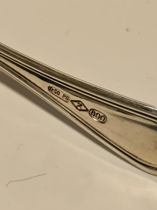 Set 12 Cucchiaini Argento 800 - 105g