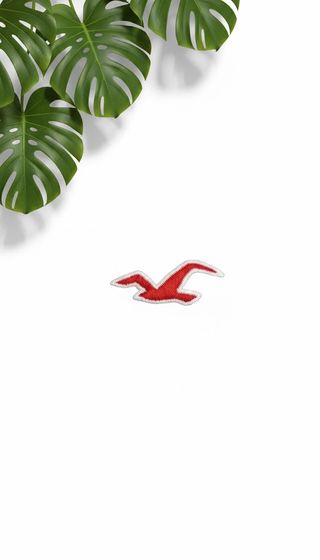 Sudadera Hollister Roja - Talla M - Con Cremallera