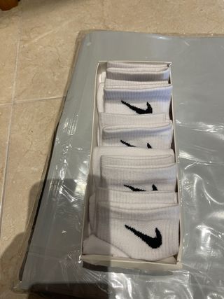 Calcetines Nike Deportivos Blancos Talla 37-42