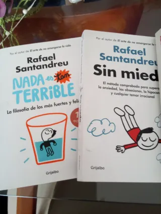 Lote de libros del psicólogo Santandreu.28€ el lot