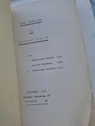 Clave detallada de matemáticas 5º curso