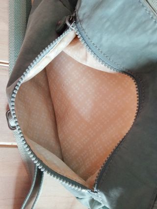 Borsa Kipling azzurro chiaro con opzione tracolla