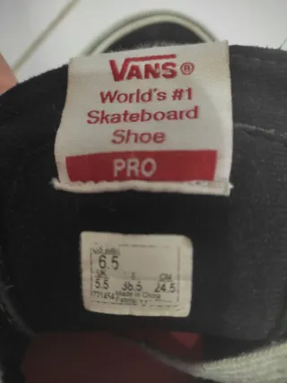 Zapatillas Vans Sk8-Hi Pro Negras