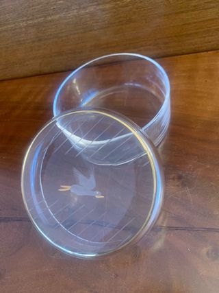 Scatola porta gioie cristallo con incisioni