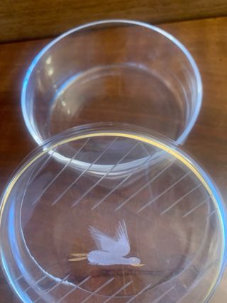 Scatola porta gioie cristallo con incisioni