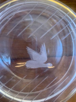 Scatola porta gioie cristallo con incisioni