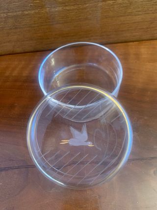 Scatola porta gioie cristallo con incisioni