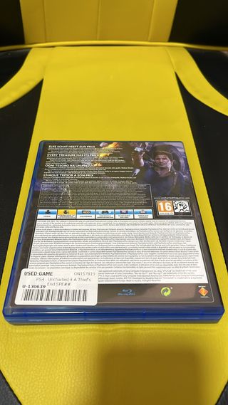 Uncharted 4 PS4 Como nuevo PAL Eur