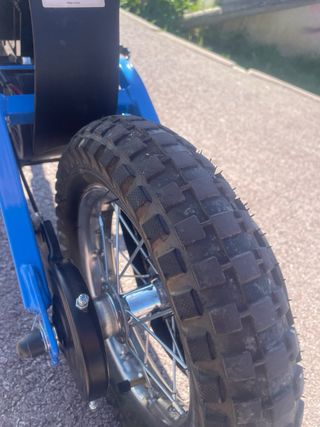 Moto Eléctrica Infantil EVERCROSS Azul/Blanco