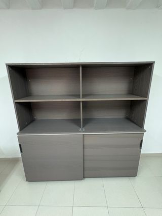 Mueble de oficina modular madera y metal