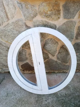 Ventana ojo de buey redonda sin cristal