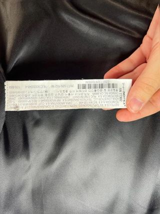 Abrigo Zara De pata de gallo (blanco/negro)...