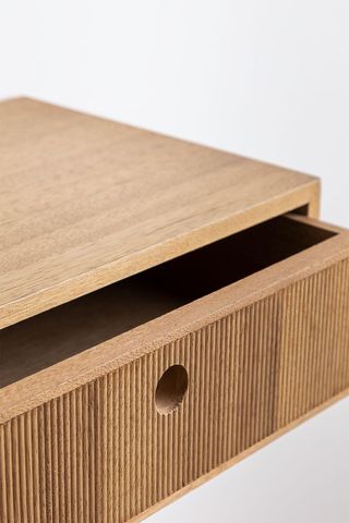 Mesita Pared Madera y Hierro SKLUM