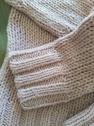 Jersey Naf Naf cuello alto rosa