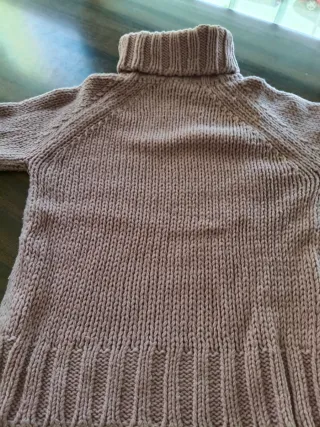 Jersey Naf Naf cuello alto rosa