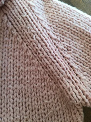 Jersey Naf Naf cuello alto rosa