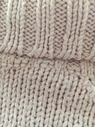 Jersey Naf Naf cuello alto rosa