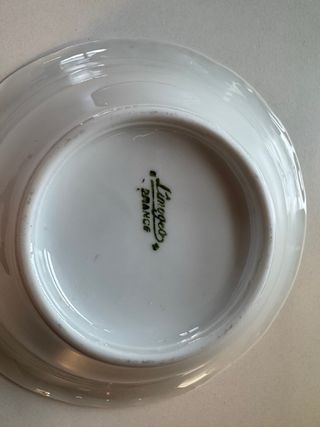 Pareja de cuencos Limoges Francia – Porcelana