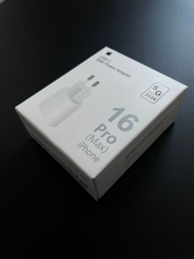 Caricatore Apple USB-C Ricarica Rapida 35W Nuovo per iPhone