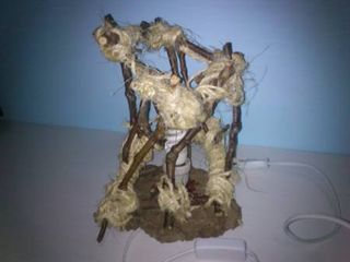 Lámpara Natural PREHISTÓRICA Exclusiva