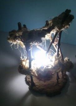 Lámpara Natural PREHISTÓRICA Exclusiva