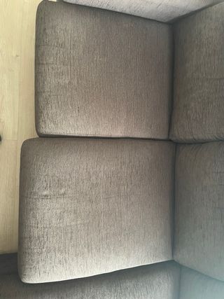 Sofá de 3 plazas marrón